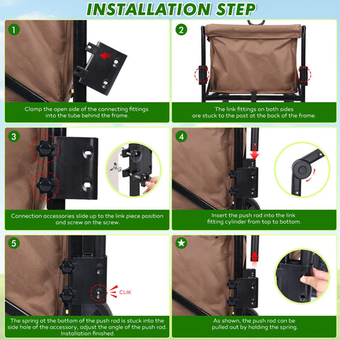 Gifeerory outdoor hauling solution supports camping, groceries, and beach trips.