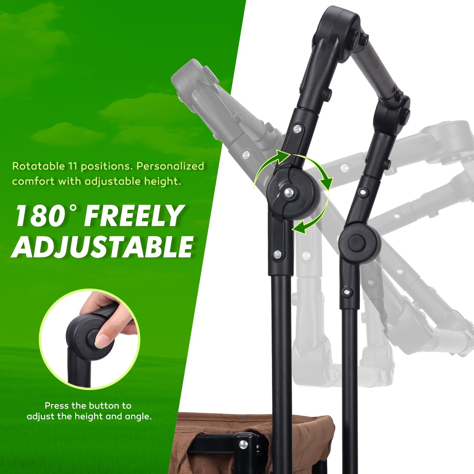 Gifeerory tool-free assembly demo with hand-tightening screws for quick setup.