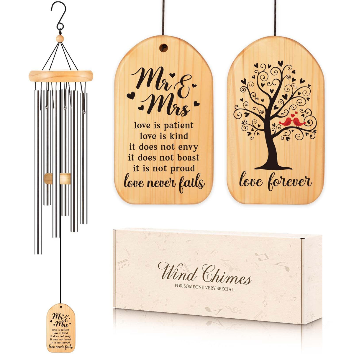 GiftChant wind chime for bridal shower adds lasting melodic ambiance.