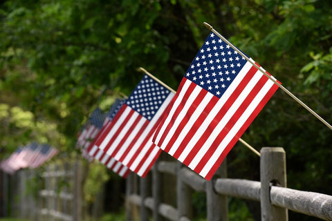 GiftExpress vivid patriotic flag colors ideal for parades and celebrations.
