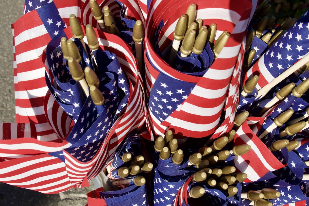 GiftExpress proudly made in USA flag supports quality and trust.