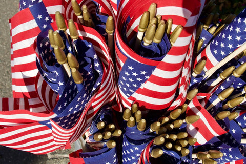 GiftExpress proudly made in USA flag supports quality and trust.