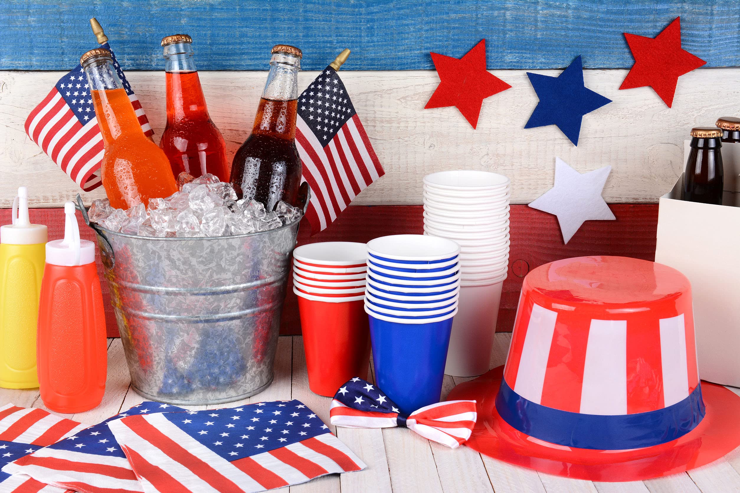 GiftExpress USA flag for ceremonies and parades with sturdy spear-top.