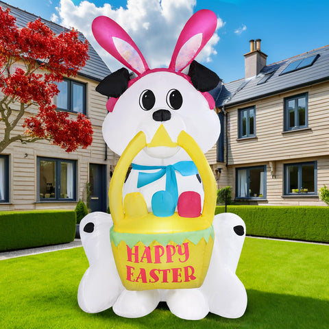GIFTFIND Easter inflatable dog storage bag for easy reuse