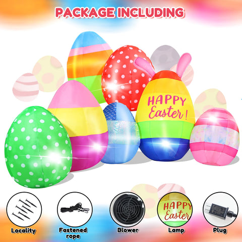 GIFTFIND illuminated eggs create welcoming night ambiance for gatherings and photo moments
