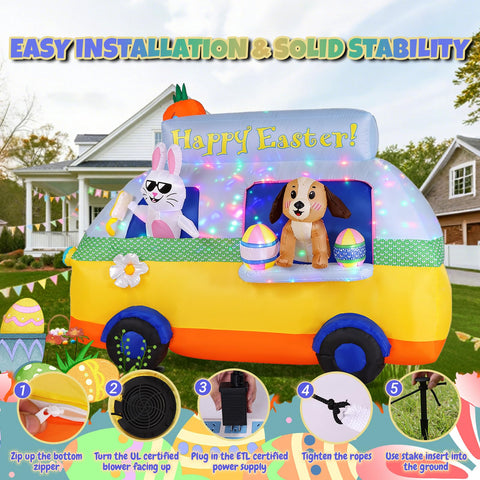 GIFTFIND outdoor yard Easter decor suitable for lawns and patios