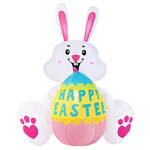 GIFTFIND weatherproof inflatable for garden displays with quick deflation and storage.