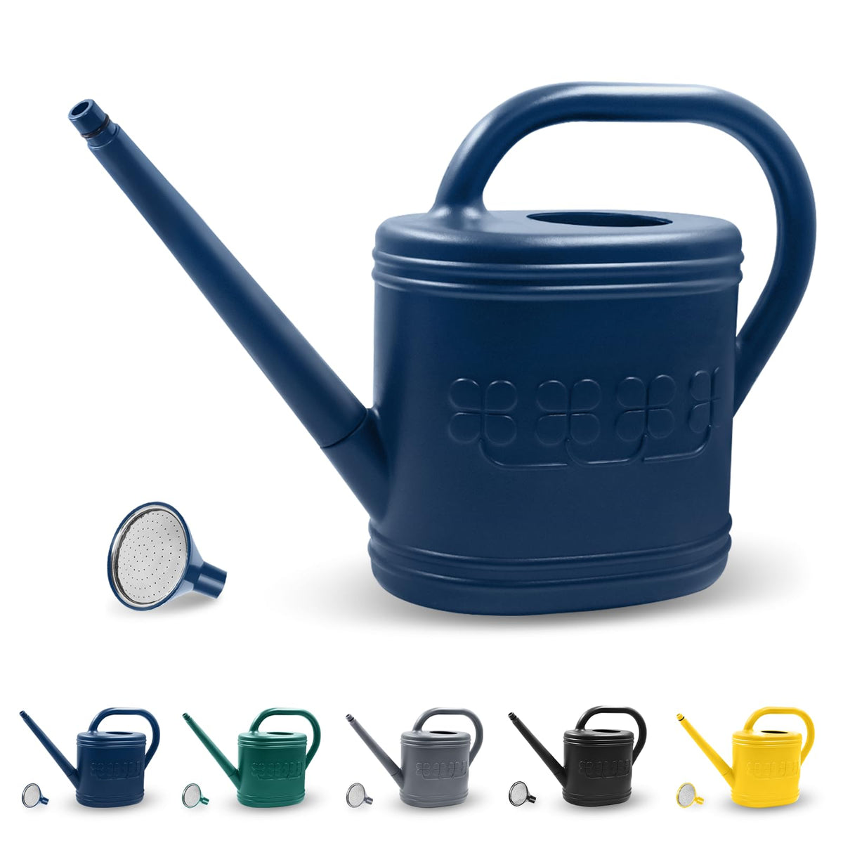 Giftsfaloy 2-gallon watering can with removable spout for precise irrigation.