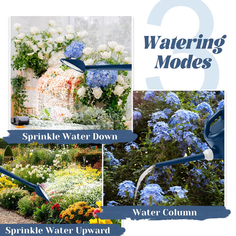 Giftsfaloy AlpineGreen double-handle design for comfortable, effortless watering sessions.