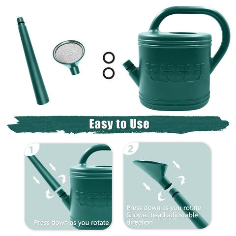 Giftsfaloy detachable long spout reaches tight spots with precise water delivery
