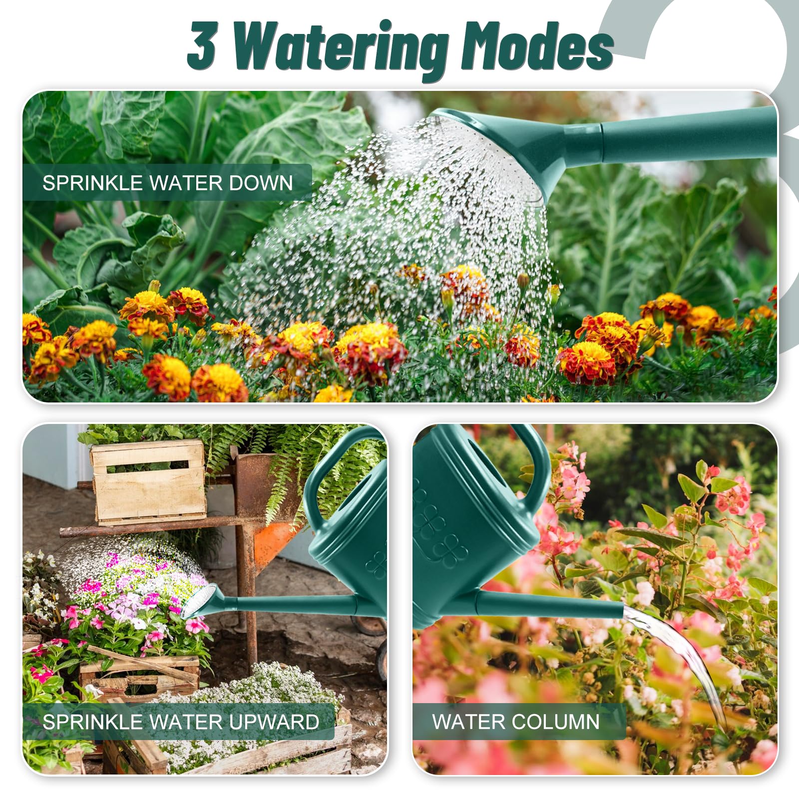 Ergonomic handle for comfortable, low-effort watering sessions with Giftsfaloy can