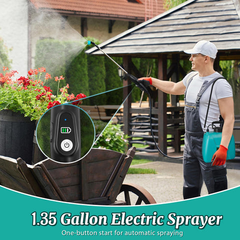 Giftsfaloy sprayer telescopic rod extension reaches high branches for precise coverage