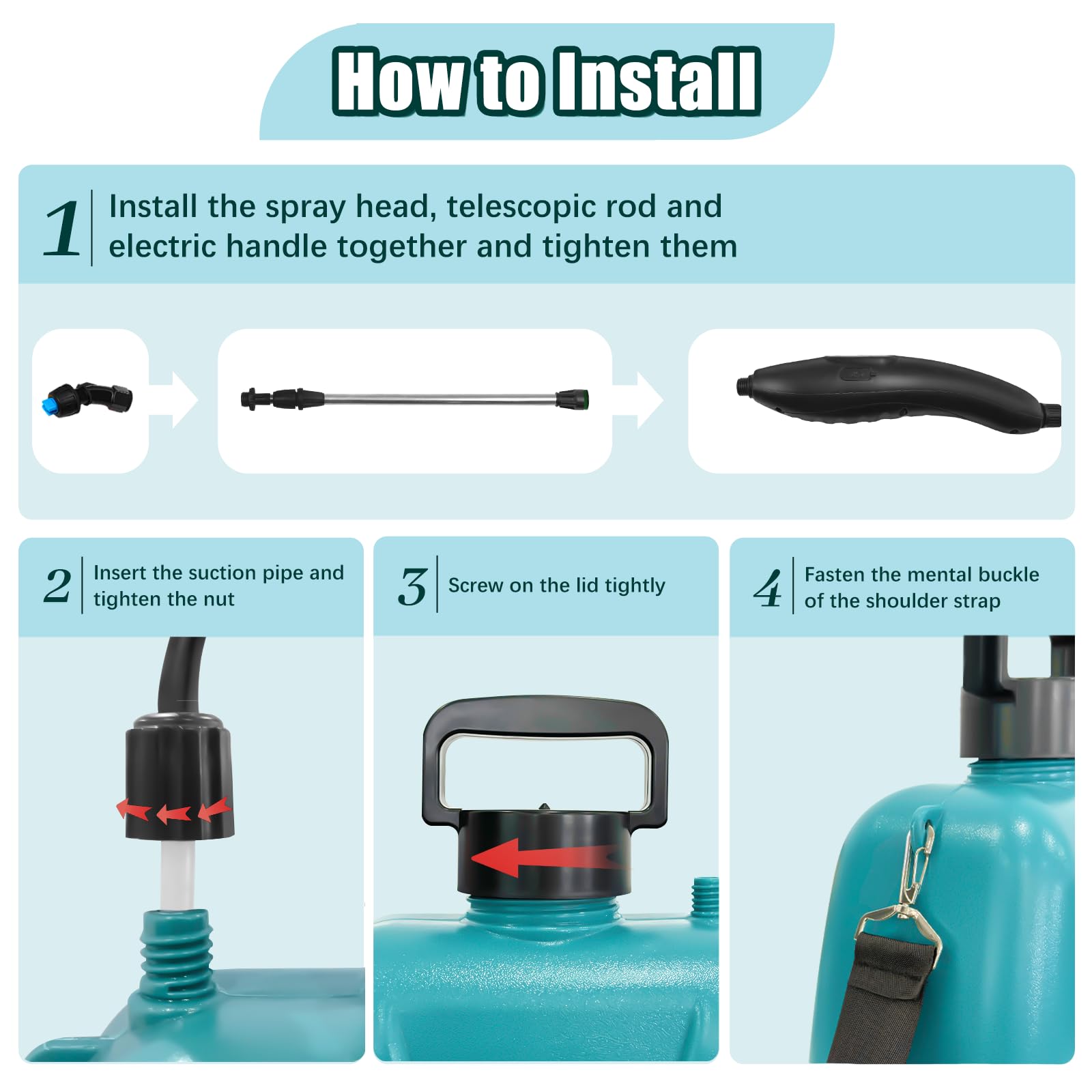 Giftsfaloy sprayer wide opening allows fast filling and easy cleaning