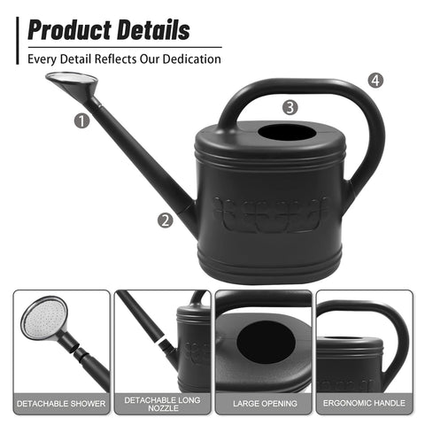 Giftsfaloy three-color garden watering can to suit your space