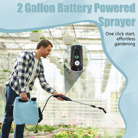 Giftsfaloy sprayer with three nozzles and five spray modes for versatile plant care