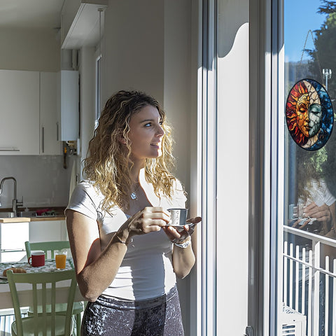 Giftway suncatcher adds color and charm to any space
