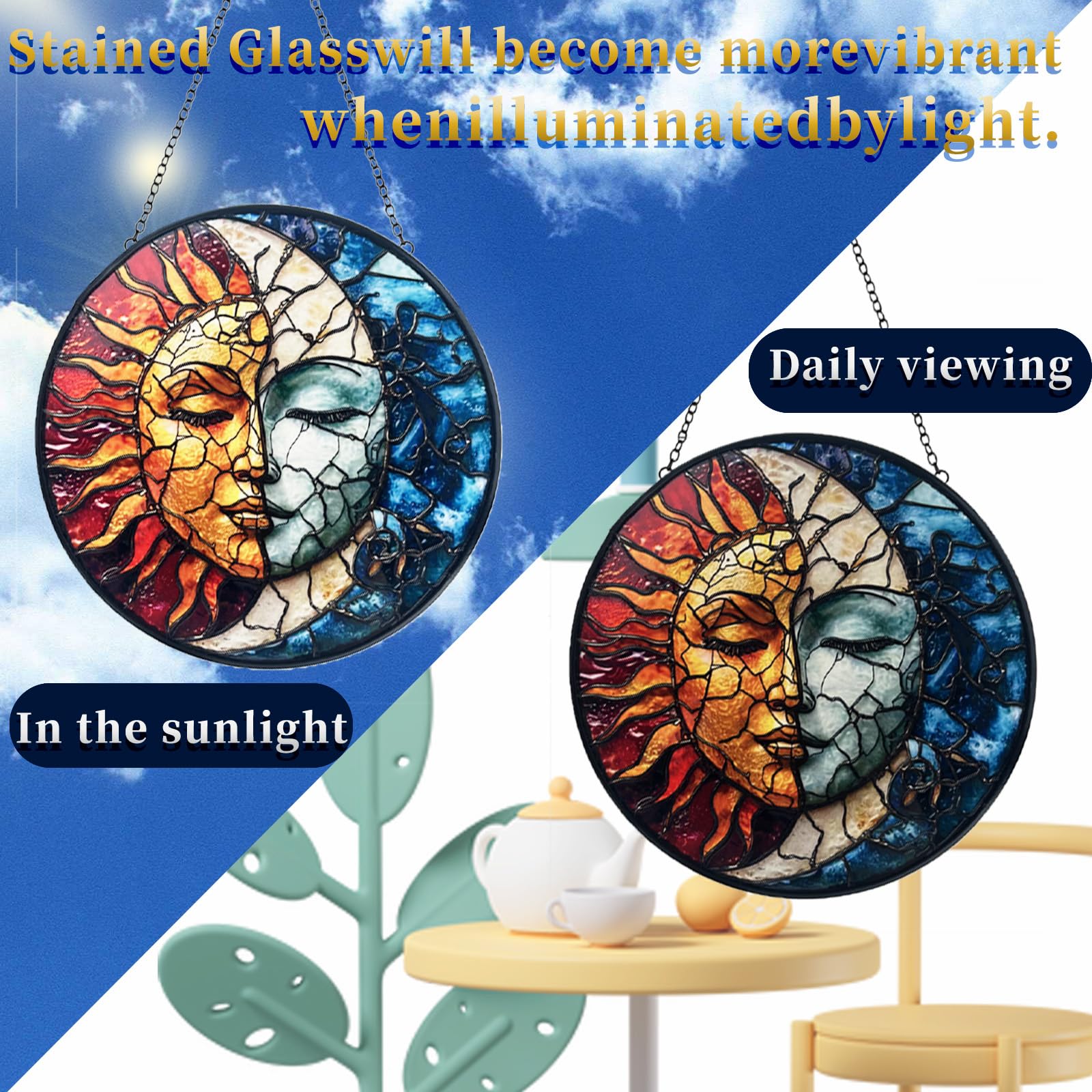 Giftway handmade glass art delivers a unique, artisanal focal point