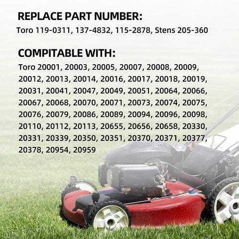 Gigool 8 inch wheel compatible with Stens 205-360