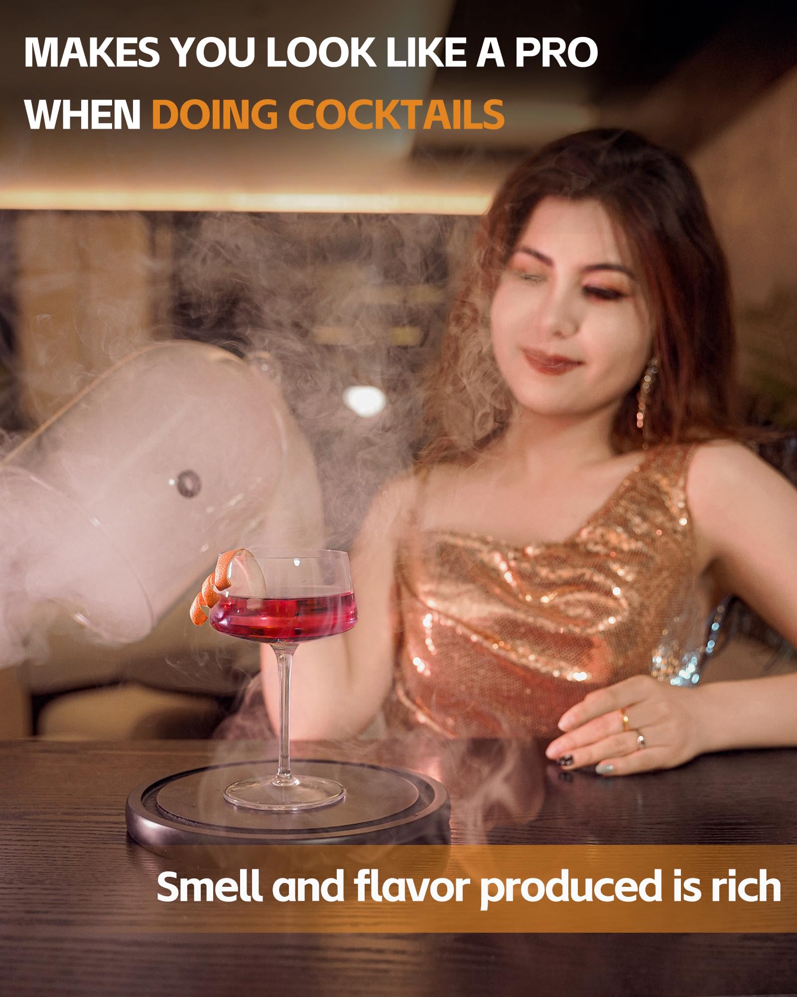 GIHOP Cocktail Smoker Chips hickory mesquite bold smoky notes