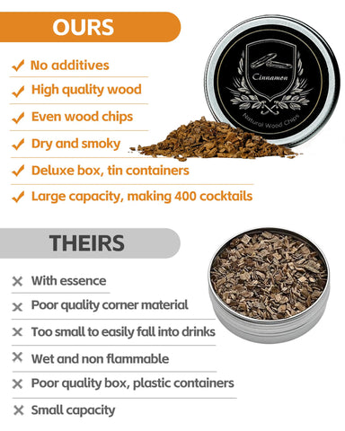 GIHOP Cocktail Smoker Chips walnut pecan flavor pairing with cheeses