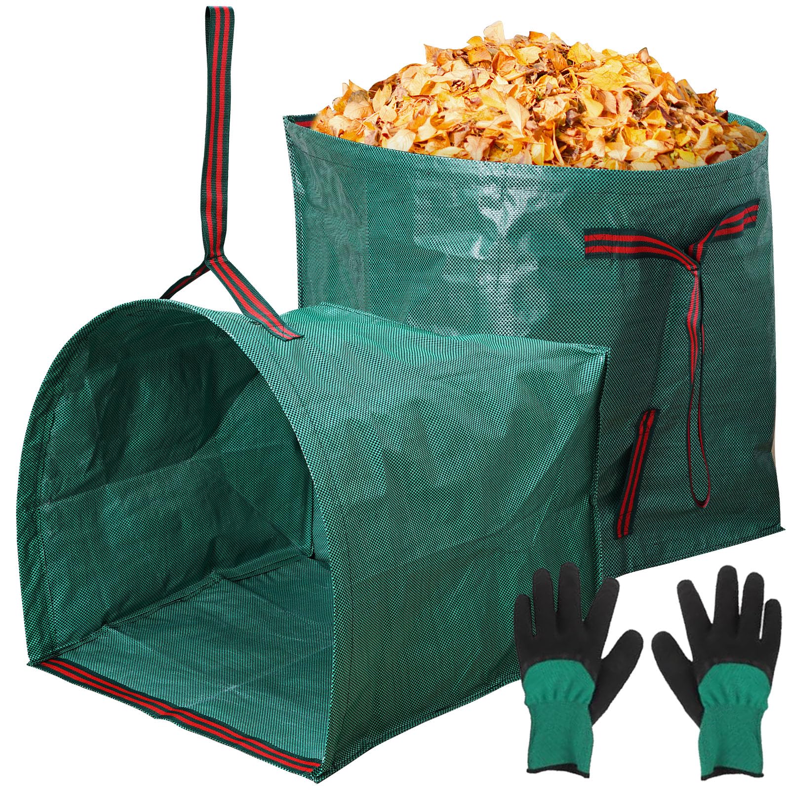GIJHXIK leaf-collector-bags-top-opening for easy debris collection and quick loading