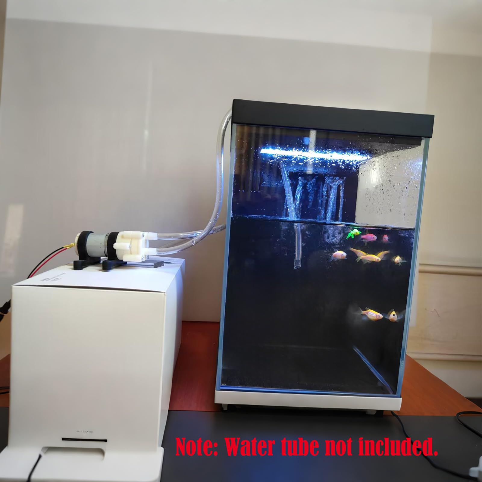 Gikfun mini water pump DC wiring with simple power setup