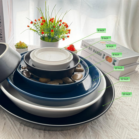 GIKUPOM plant saucer with deep rim supports bottom watering