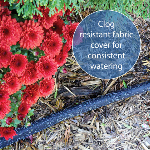 Gilmour compact flat weeper hose supports space-saving watering