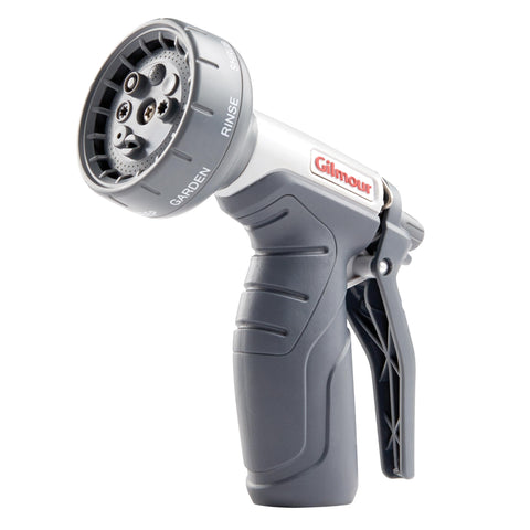 Gilmour light-duty hose nozzle with eight patterns for versatile watering