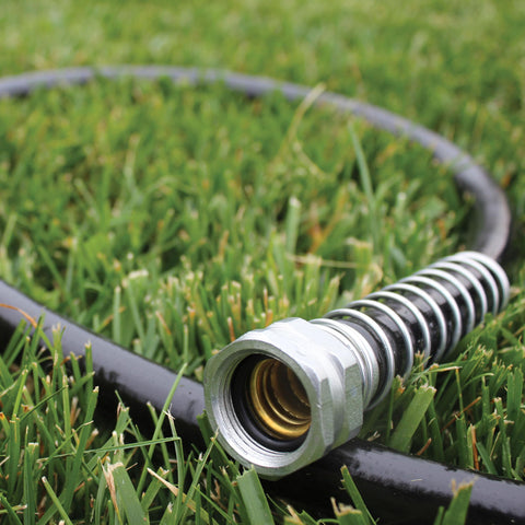 Gilmour Pro Flexogen hose outer protective cover resisting wear.
