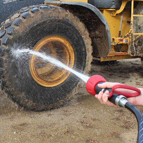 Gilmour Pro Twist nozzle showcases die-cast zinc durability for long-lasting performance.