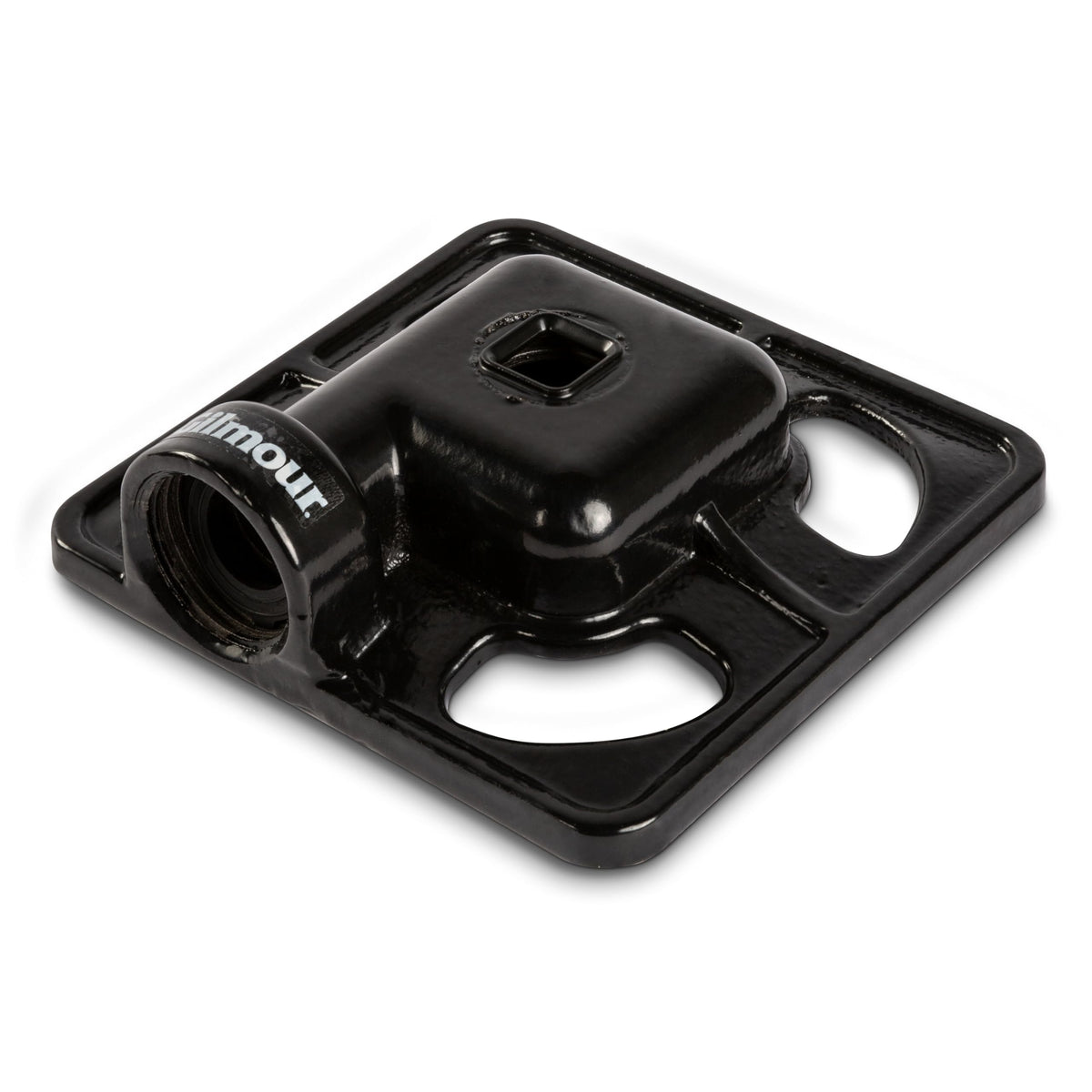 Gilmour stationary spot sprinkler front view showing durable cast iron design for steady watering