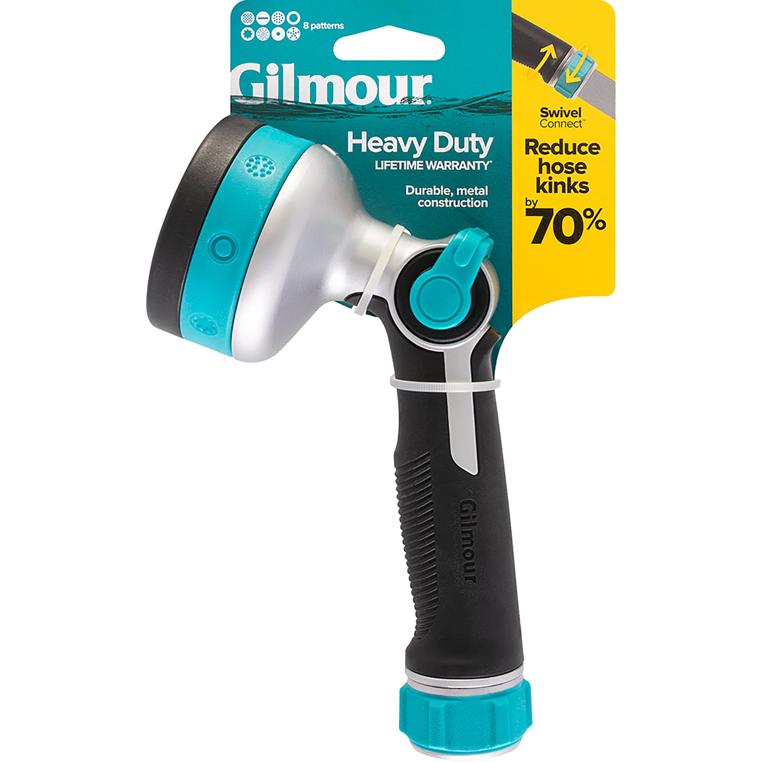Gilmour swivel connect reduces hose twisting for smoother yard work