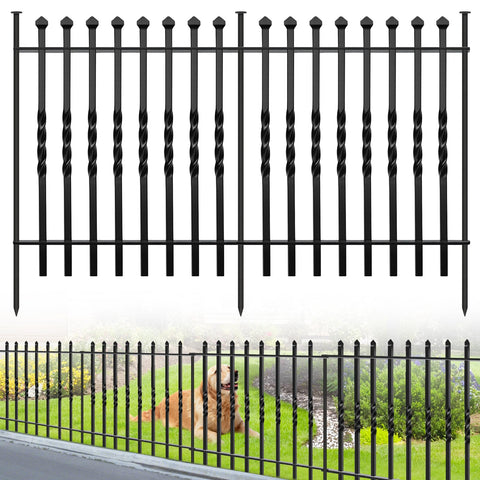 GILPWA 10-panel garden fence assembly showing modular design for DIY borders.