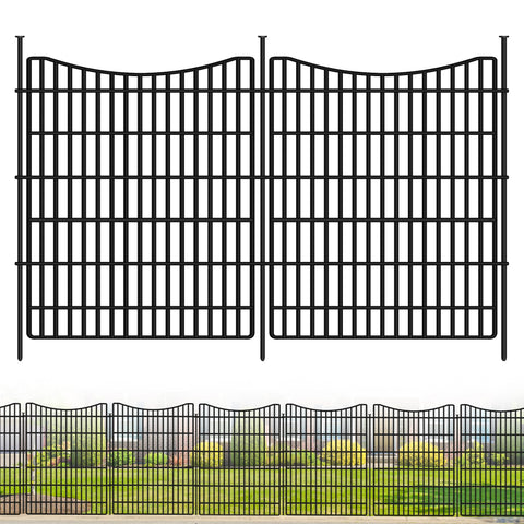GILPWA 12-panels garden fence showing modular system for defining yard borders