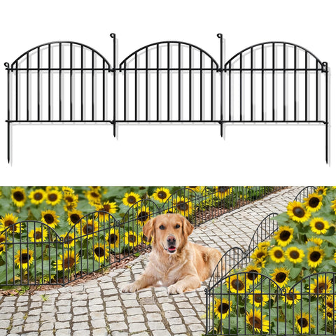GILPWA arch garden fence overview with decorative panels for border use