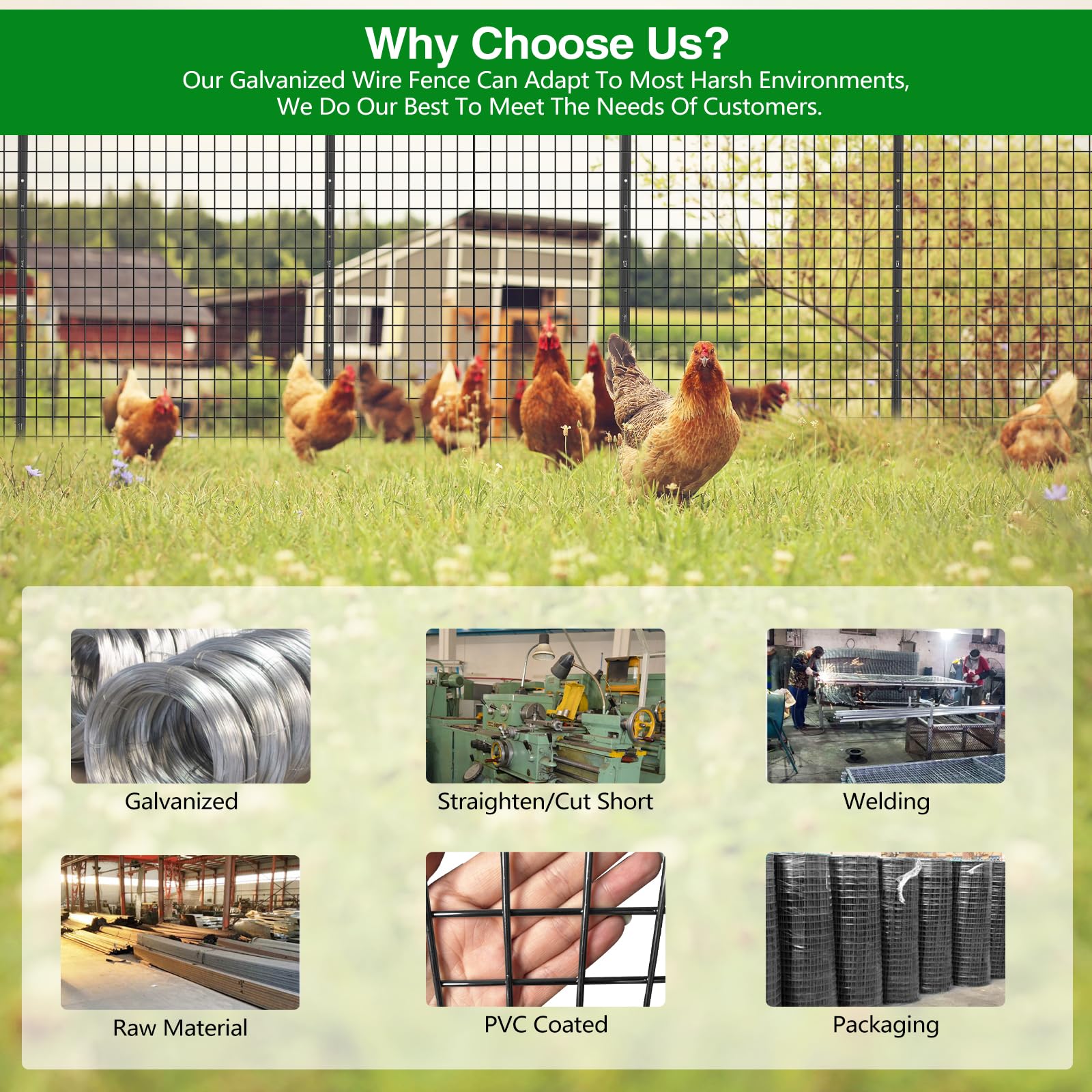 GILPWA DIY-friendly wire mesh cut-to-fit options with posts or wooden boxes.