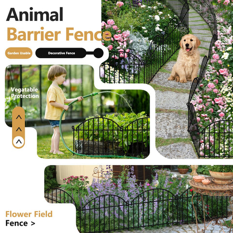 GILPWA easy-install arch fence for patio and lawn areas
