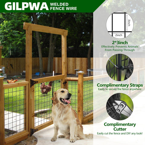 GILPWA fence deters wildlife like squirrels and raccoons from restricted areas.