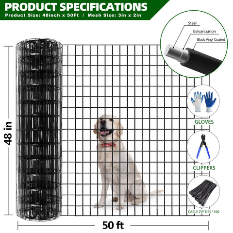 GILPWA PVC-coated fence resists rust for long-lasting outdoor use.