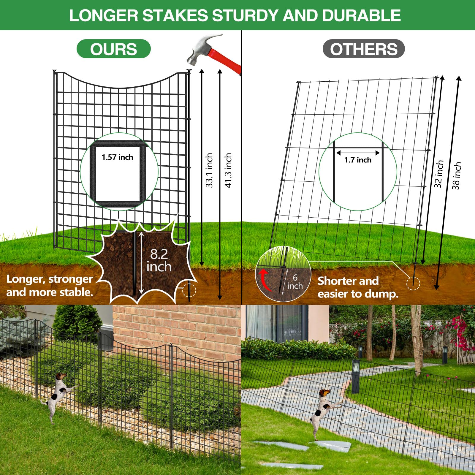 GILPWA spear-top picks highlight elegant barrier that marks garden boundaries