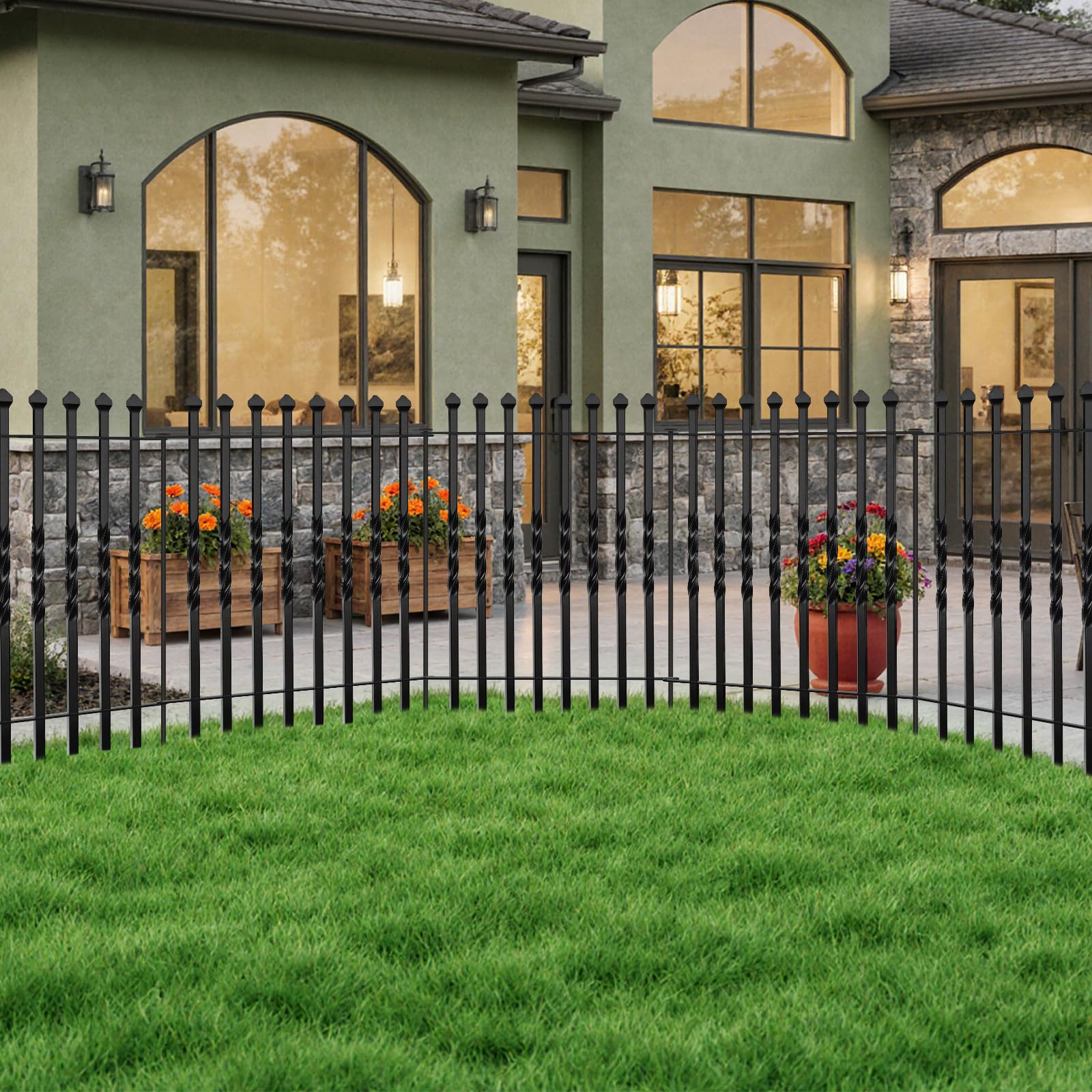 GILPWA versatile border fence offers garden edging and pet containment options.