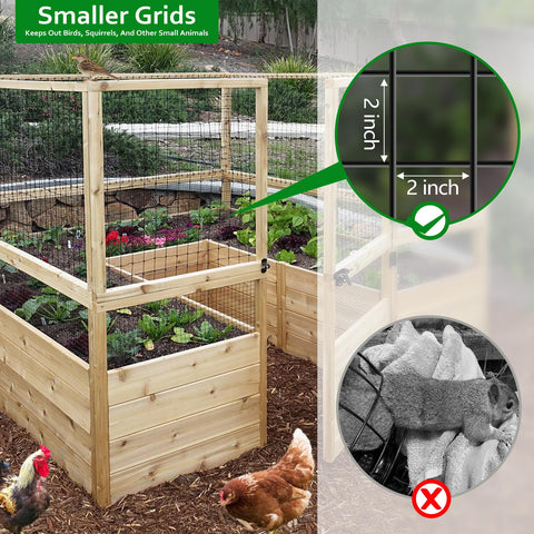 Poultry pen or small animal enclosure construction.