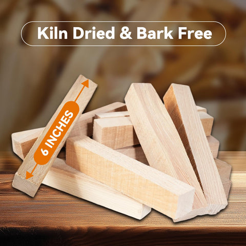 Gimgsoen Bark-free wood reduces smoke, helping cleaner burns in pizza ovens and smokers.
