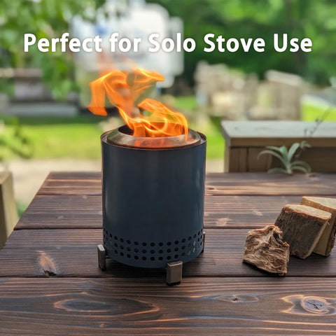 Gimgsoen high-heat oak logs release a natural aroma during pizzas and grills.