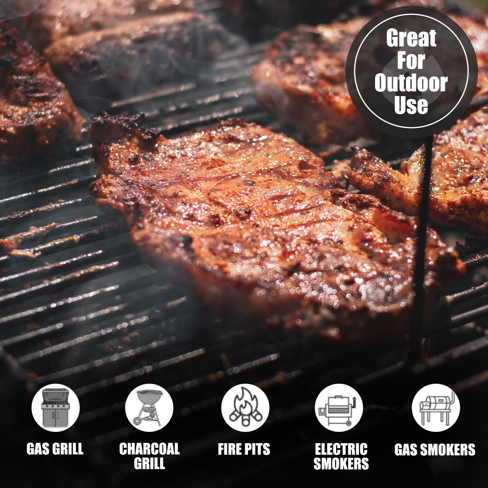Gimgsoen oak chunks in smoker ready for offset and charcoal setups