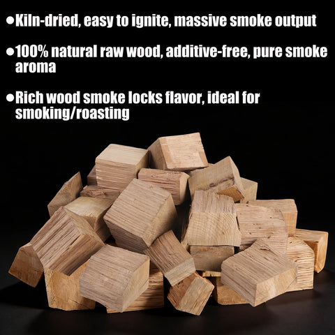 Gimgsoen oak chunks packaging label and bag details