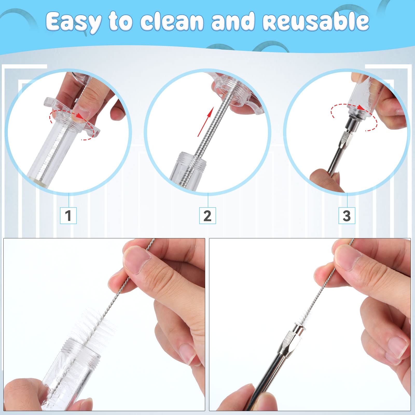 GINDOOR reusable livestock drench syringe for versatile care