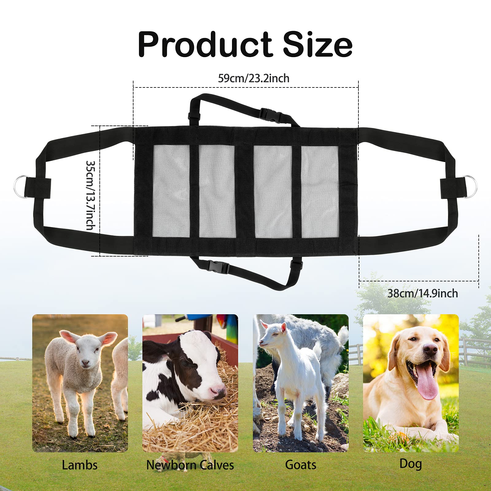 GINDOOR weighing sling shows sturdy nylon material