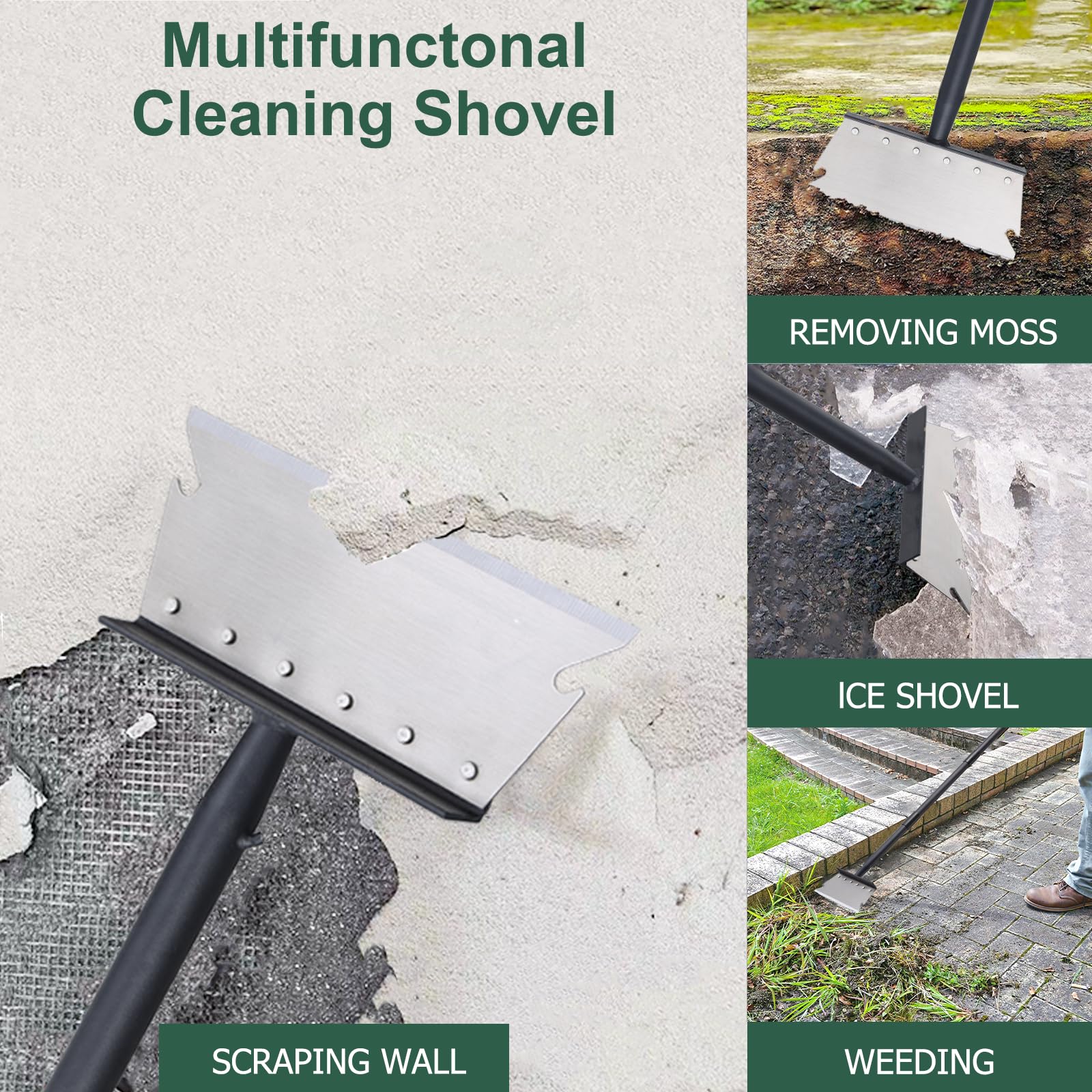Gingull large shovel surface enables faster debris collection.